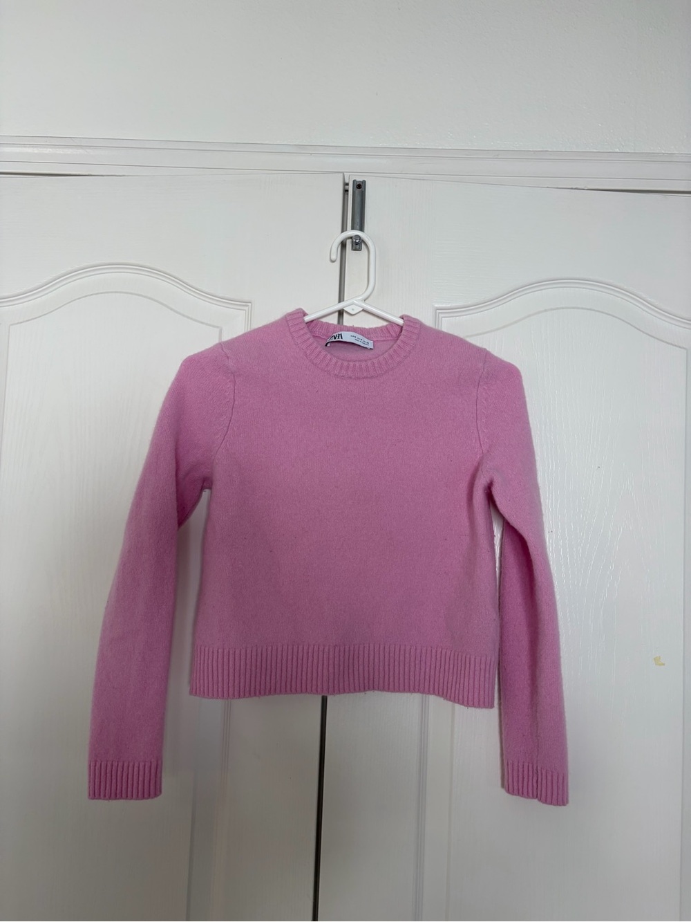 Zara Pink Crewneck Sweater
